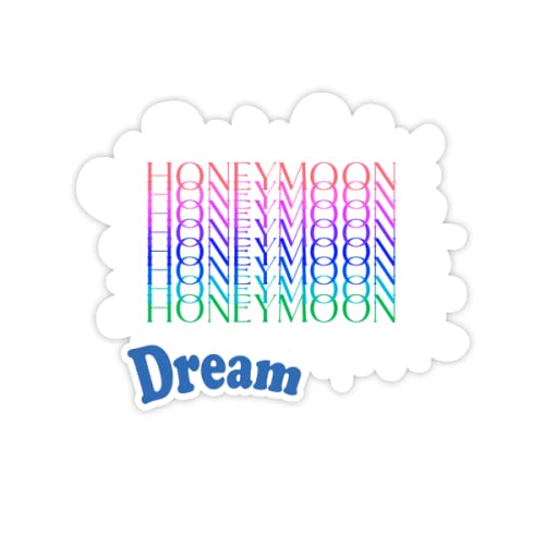 Modifica Colore ripetitivo Adesivi Citazione Sogno Decalcomanie in Vinile