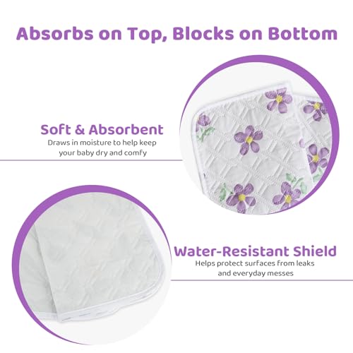 Diaper Changing Pads for Baby, Portable Change Mat, 3Layers Waterproof Change Pad Foldable Absorbent Mats for Women, Reusable Incontinence Underpads for Patient 20\'\'x27.5\'\' - Thumbnail 5