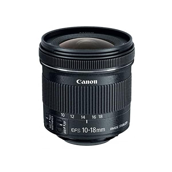 Canon EF-S 10-18mm f/4.5-5.6 is STM Lens, Lens Only