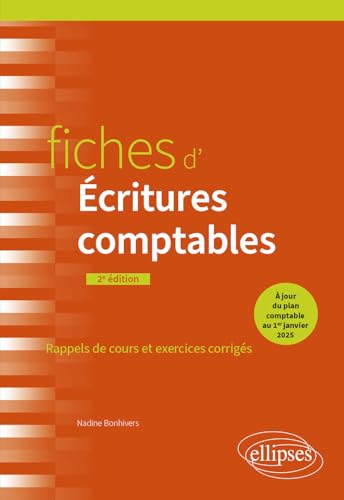 livre Fiches d'écritures comptables