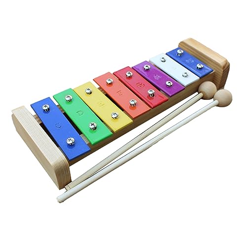 Generic Instrumento Educativo de Juguete de Xilófono para Niños, Percusión de Placa de Aluminio Duradera para Enseñanza de Música y Reproducción en Grupo
