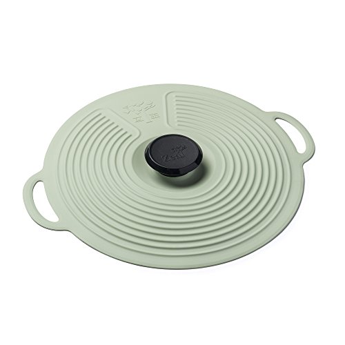 Zeal Silicone Keep Fresh Storage Airtight Seal Lid Reusable Eco-Friendly Classic Design Sage Green (28cm, 11")