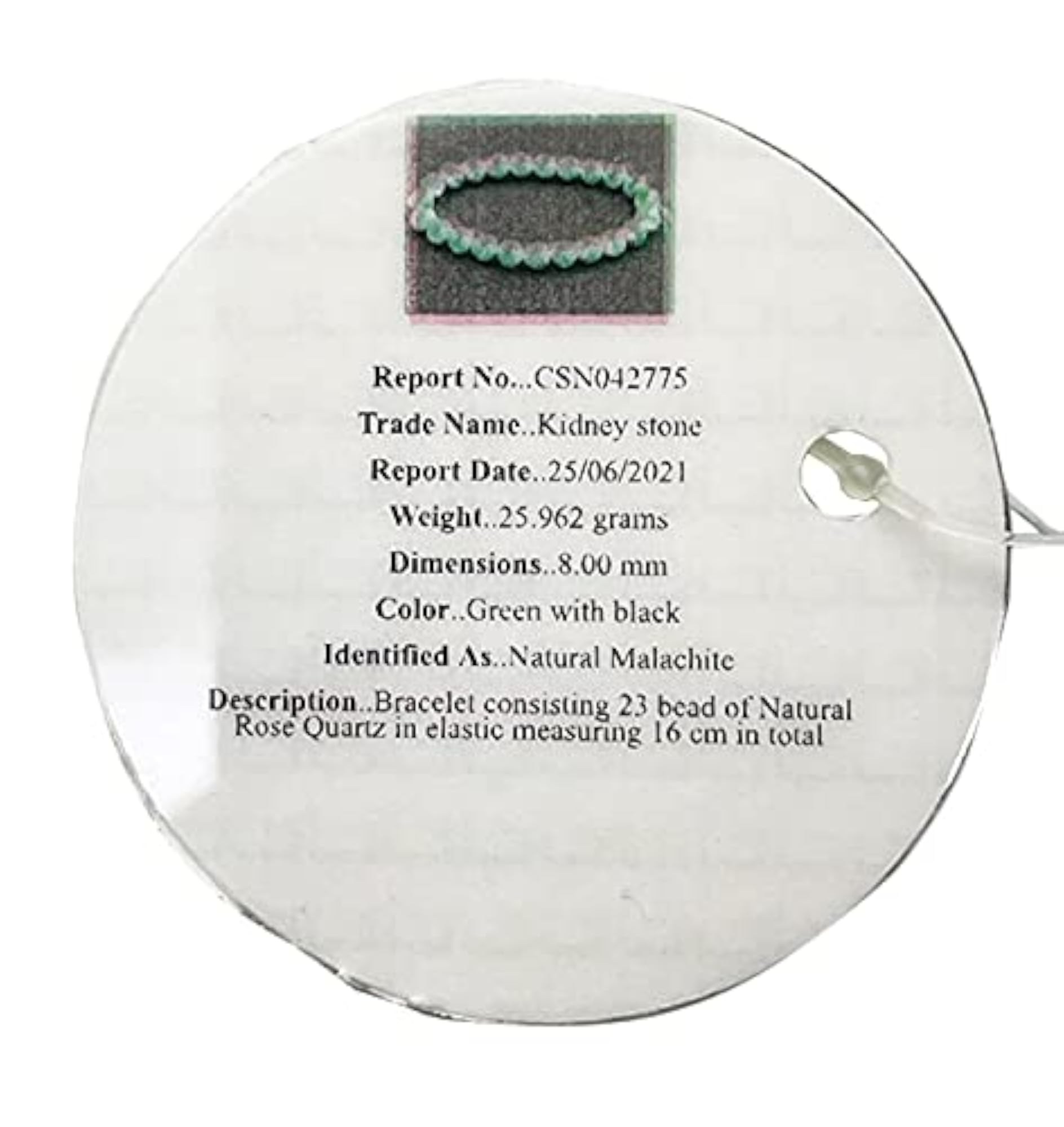 Semi Precious Stone Bracelet, Hand-Tied for Will Power