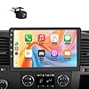 Vratzn 10.1" Android 13 Car Stereo for Chevy Silverado 2007-2013 Tahoe GMC Sierra Yukon, Wireless CarPlay & Android Auto, HD Touchscreen, Backup Camera, WiFi, GPS, SWC - 2GB+64GB