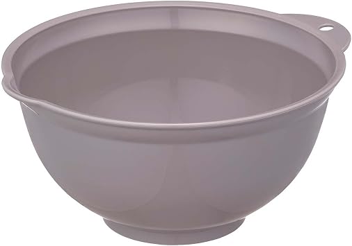 Iwasaki Kogyo Bowl Microwave Safe Beige Gray Width 23.5 x Depth 25.5 x Height 11.2 cm K-1323 BG Made in Japan