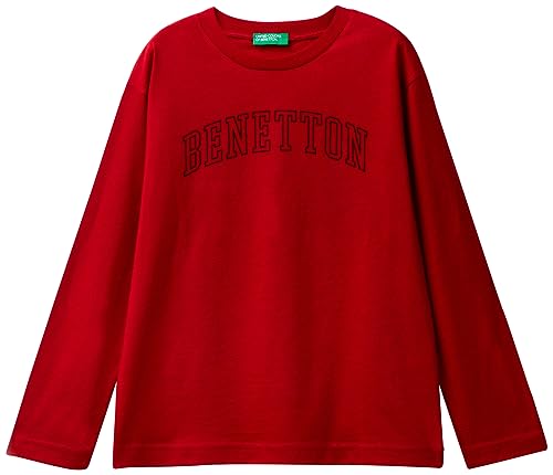 United Colors of Benetton Camiseta M/L 3096c10d9, Camiseta Niños, Rojo (Bordeaux 0V3), M