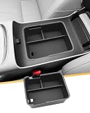 YEE PIN Kompatibel mit Leapmotor B10 EV SUV 2025 2026 2027 Mittelkonsole Aufbewahrungsbox, Mittelarmlehne Handschuhfach Organizer Tray mit Rutschfester Matte, Für B10 EV Zubehör (Schwarz)