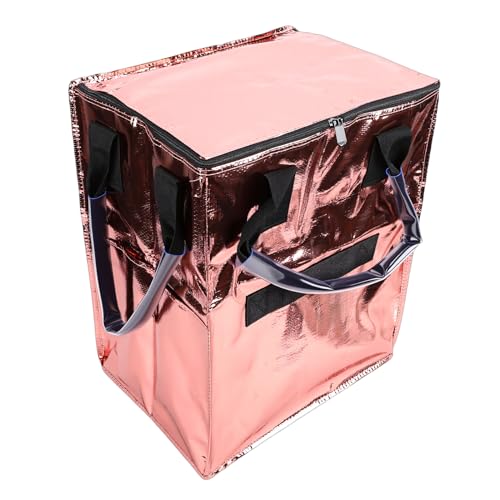 Bolsa de compras plegable con ruedas de 360 grados para organizar ropa de lavandería 4