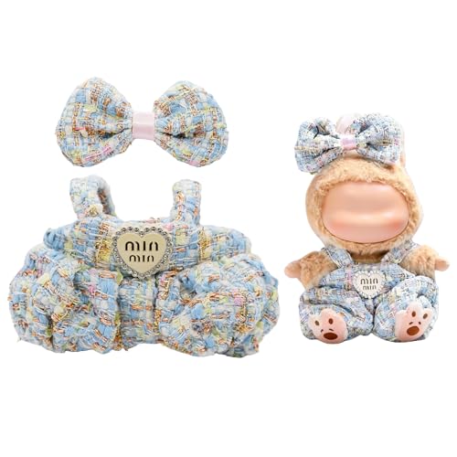 LYBHYQTII Clothes for 17cm Dolls Accessories Luxury Chic Style Set for 17cm Dolls High-End Fashion Doll Outfit with Accessories Premium Clothes for Doll - No Doll (Blue A)