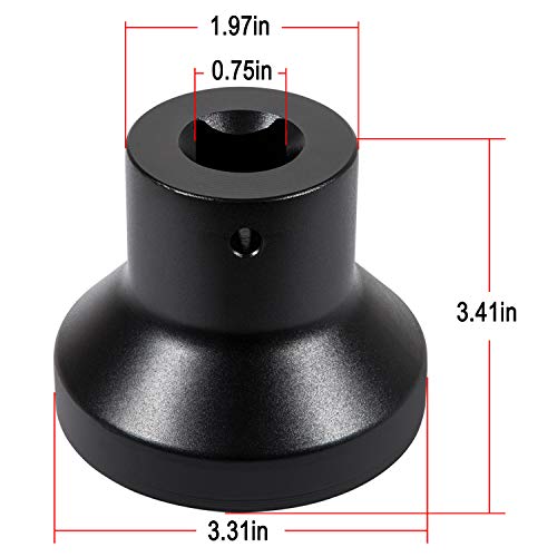 Image of Centre Lock Wheel Nut Socket Tool Compatible with Porsche 991 Cayman Panamera 3 /4 Drive Car Repair Tool
