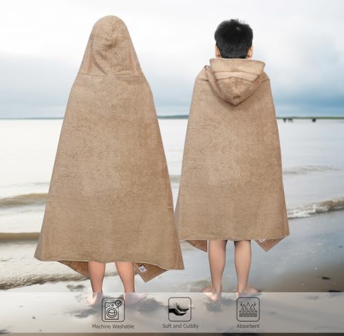 Image of ORIGINAL KIDS Hooded Bath Towel Wrap - Ultra Soft 100% Cotton Kids Towel