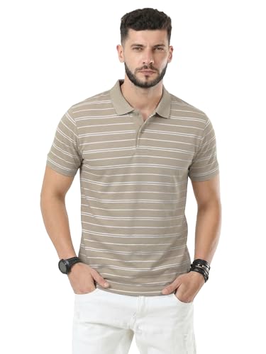 Image of fanideaz Branded Mens Half Sleeve Cotton Striped Polo T-Shirt for Mens || Polo Tshirt for Men || Branded Tshirt for Men