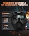CREWORKS True Color Auto Darkening Welding Goggles, Shade 4/5-9/9-13 Safety Welding Glasses Welder Mask with Grinding Mode, Eye Protection for TIG MIG ARC Plasma Cutting, Black