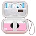 Canboc Shockproof Carrying Case Storage Travel Bag for Kodak Smile Instant Digital Printer & Kodak PRINTOMATIC Digital Instant Print Camera Protective Pouch Box, Rose Gold