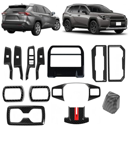 Ovhdriac �V�^ RAV4 XA60 60�n �ɓK�� 2025�N12���`���s �C���e���A�L�b�g 13P �h�A�X�C�b�`�p�l��+���C�����X�[�d���E�{�^���t���[��+�㕔���ȃh�����N�z���_�[�J�o�[+�n���h���{�^�������t���[��+�V�t�g���o�[�p�l��+�V�t�g�O���b