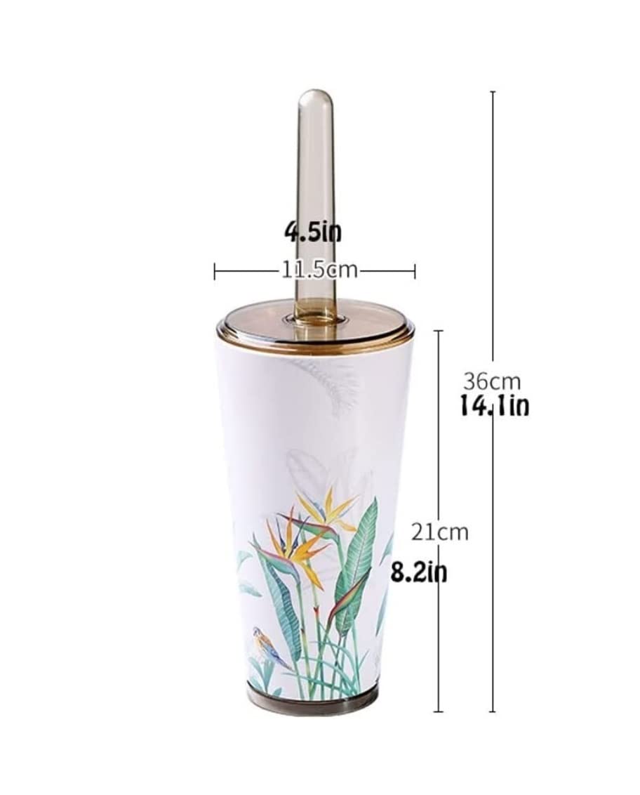 Escobillero Escobilla de Baño Escobilla WC Escobillas de inodoro para baño con soporte, juego de escobillas de inodoro de diseño creativo con escobilla de inodoro de pie de piso base Escobillero y Sop