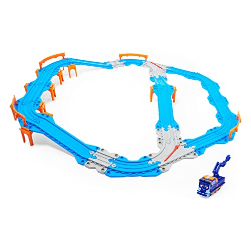 Mighty Express Juego de 32 Piezas conectables y Tren Exclusivo de Milo, Juguetes para niños 3+ Cover