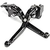 لـ Husqvarna Svartpilen 401 2018-2024 ملحقات ذراع قابض الفرامل القابلة للطي والقابلة للتعديل بطول سبائك الألومنيوم CNC باللون الأسود