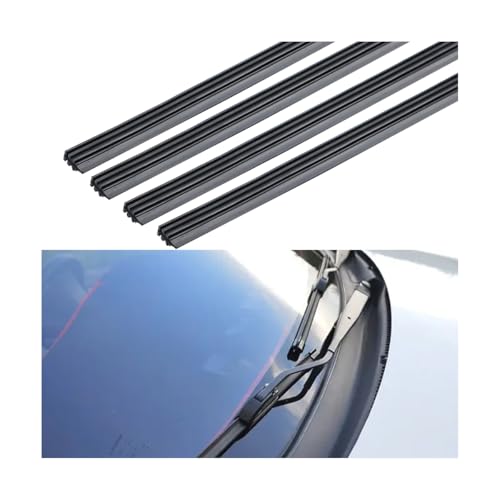 Fekey&JF 4PCS Car Windshield Wiper Blade Refill, 32
