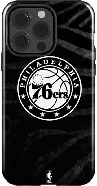 Skinit Impact Phone Case Compatible with iPhone 13 Pro - Officially Licensed NBA Philadelphia 76ers Canvas Split Design