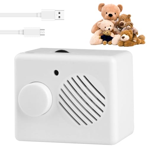 Registratore vocale per peluche, 360 secondi di registrazione, modulo vocale per peluche e orsacchiotti, dispositivo vocale per far parlare i peluche, accessori per il fai da te con i peluche