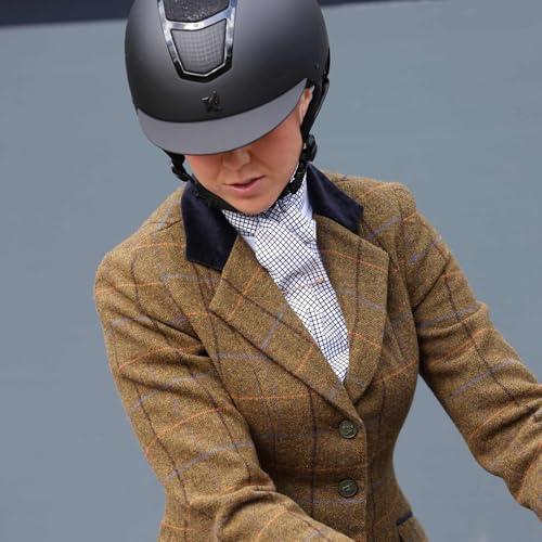 Shires Aubrion Saratoga Ladies Jacket - Oak Brown Check / 42" - 5