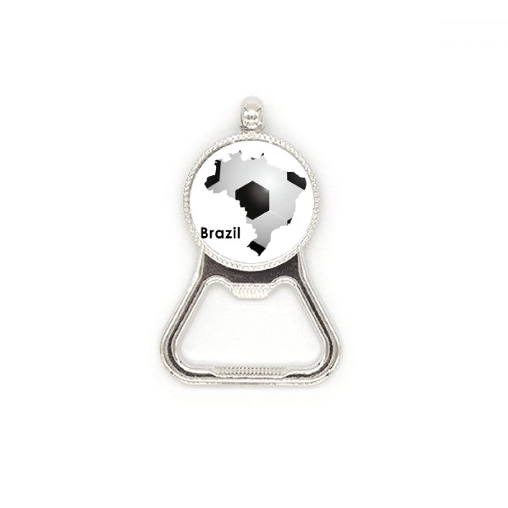 Décapsuleur Brésil en acier inoxydable cadeau original pour voyageur et barman