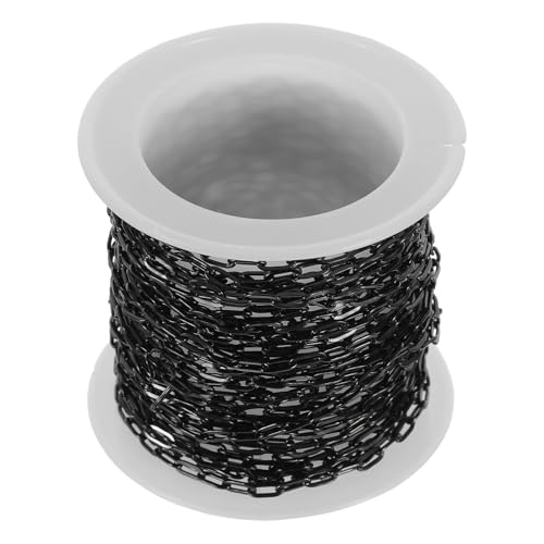 ANDRESLAD Valla De Cadena De Barrera Negra Cadena De Plástico Negra De Barrera De Plástico De Seguridad De De Seguridad De