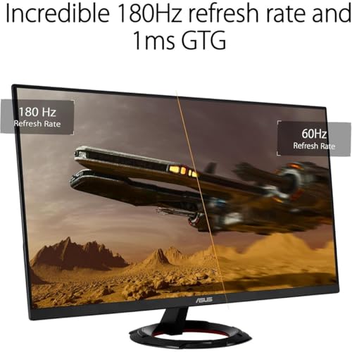 Image of ASUS TUF Gaming 27 inch FHD IPS Monitor with 1ms Response Time, Anti-Glare, Flicker Free, AMD FreeSync, 180Hz Refresh rate, Displayport, HDMI, Black (VG279Q3R) 2 Pack w /DKZ Hub & ErgoFlexy Dual Mount Arms