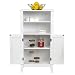 EUGAD Mueble de Baño Estante de Ducha Eatantería de salón Mueble Lateral...