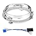 SKTYANTS 7 inch Headlight Ring Bracket Mounting for Harley Davidson(Chrome)