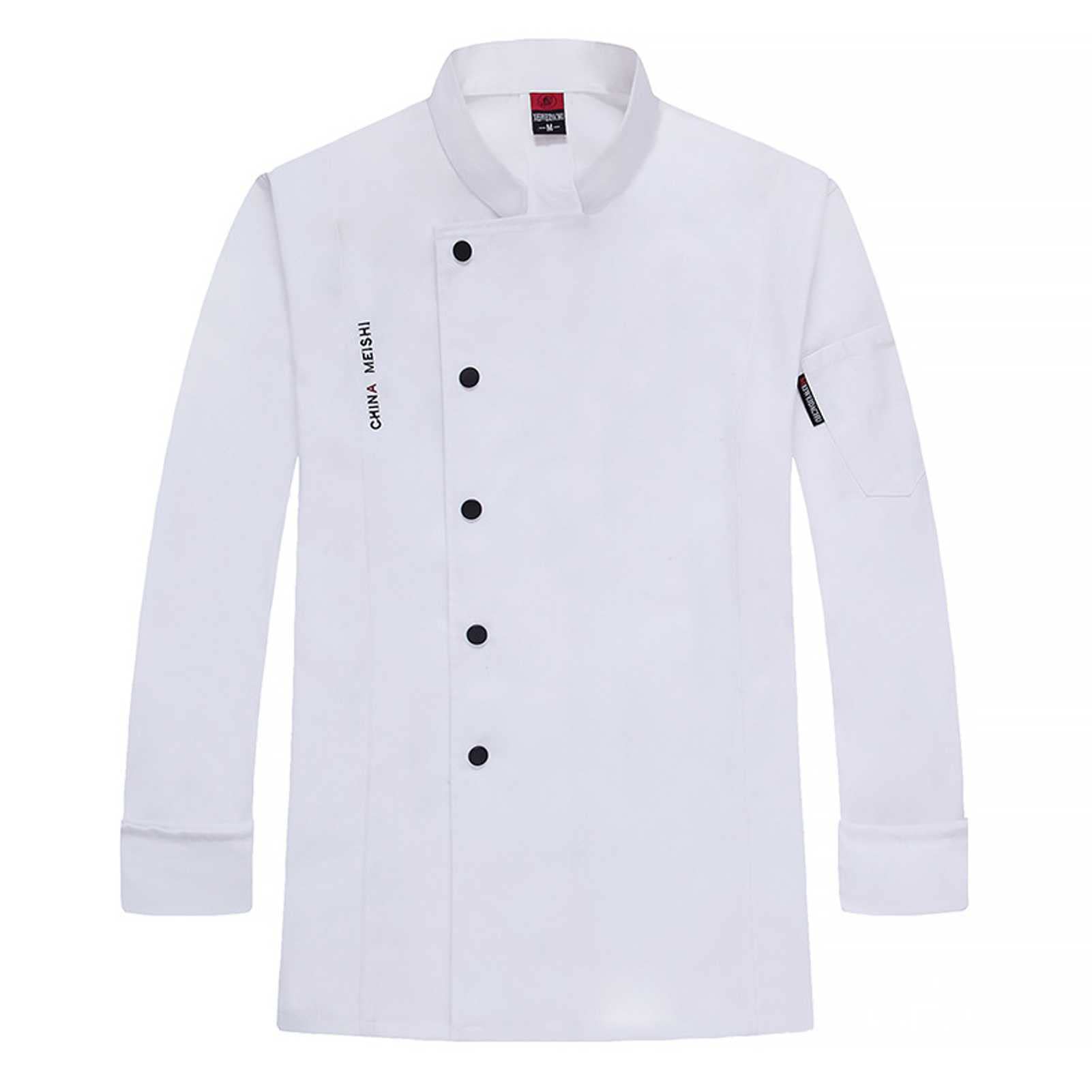 FAXIOAWA Giacca da Cuoco Unisex - Cappotto da Cuoco Estivo Fresco Divisa da Chef da Lavoro a Maniche Lunghe per Servizi di ristorazione, Catering, panettieri