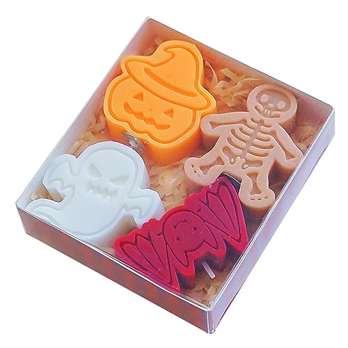 SZYDD Creative Halloween Skeleton Pumpkin Scented Candle Funny and Festive Fragrances High Craftsmanship Ornaments