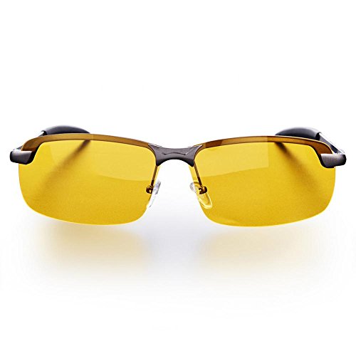 FTVOGUE Lunettes de Vision Nocturne Lunettes de Sécurité Anti-éblouissement Anti-reflets Nuit de Conduite Polarisée Vue HD Cover
