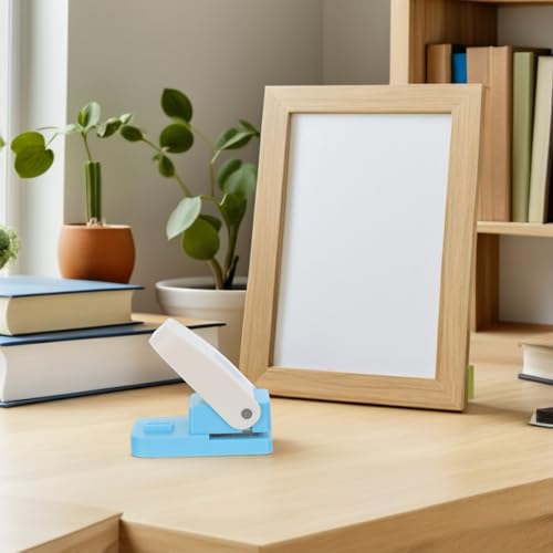 Perforadora de papel compacta para crear etiquetas sin tijeras ni errores 7