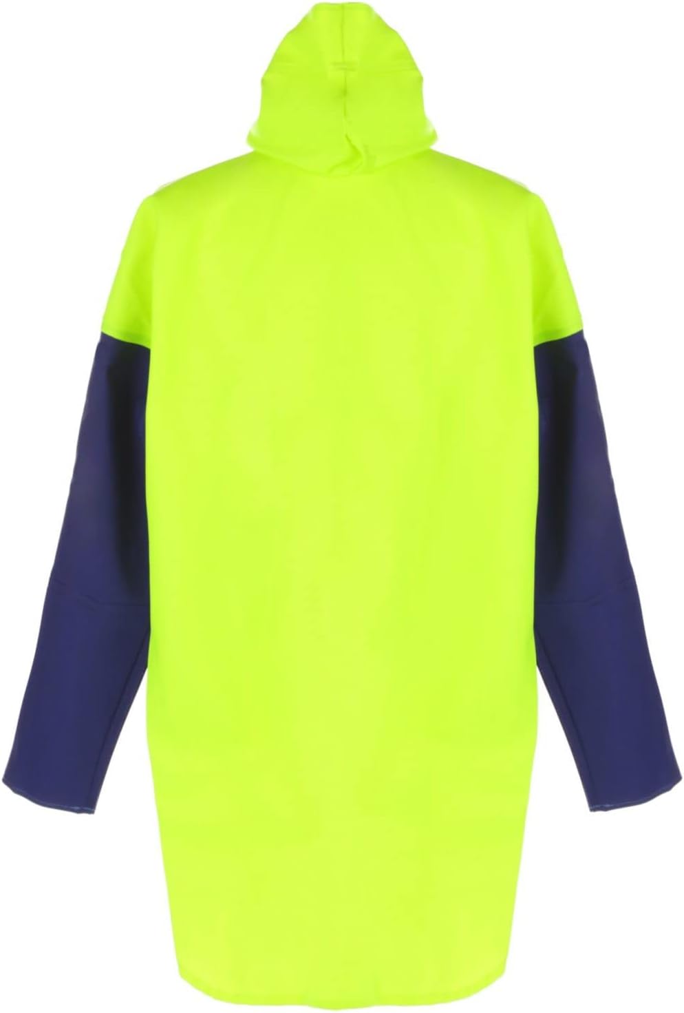 Stormline Crew 211 Fishing Jacket – 2-Layer 650gsm PVC, Welded Seams, Neoprene Cuffs, Pro Commercial Rain Gear – Blue/Neon