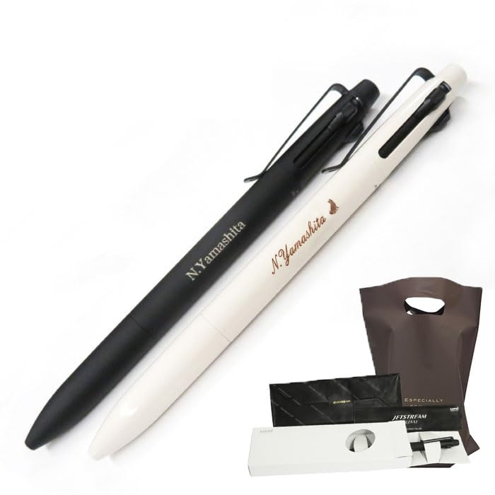 Amazon | 【超最速名入れ】 黒赤ボールペン ギフト ラッピング 手渡し