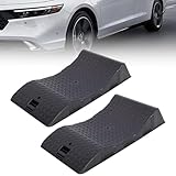 2 Packs Tire Saver Ramps, Heavy Duty Vehicle Ramps, Car Ramps, Tire Flat Spot Preventer with Durable Anti-Slip Pads, Tire Savers for Storage with Carry Bag, Tire Cradles for Car RV Trailer & Truck (2)