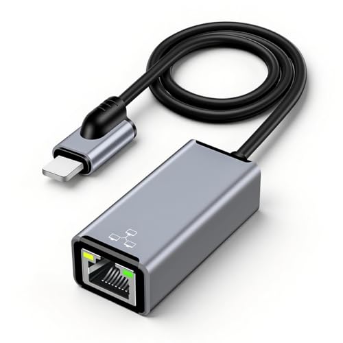 Image of Verilux RJ45 Ethernet Adapter PD 20W 480Mbps 50CM Compatible with iOS Devic