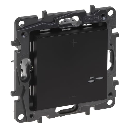 Legrand 398314A - Régulateur poussoir universel pour installation encastrée, gamme Niloé Step, couleur anthracite