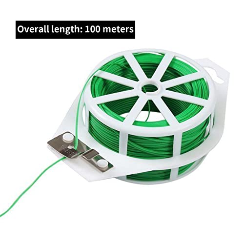 Gardening Tie | Garden Twine Support Ties - Garden Wire for Climbing Plants, Climbing Vine Fixer with Cutter for Tying, Securing Plants ??
