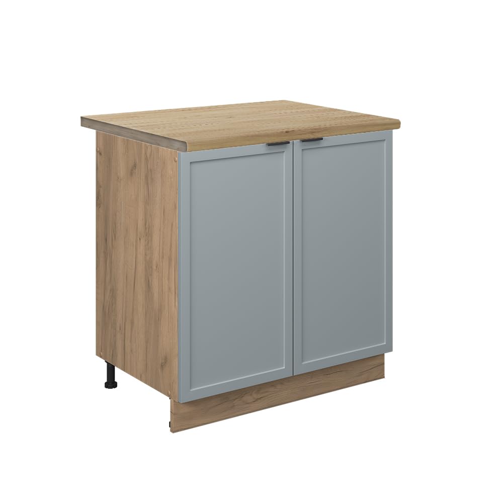 Vicco Mobile lavello cucina Fame-Line, Blu-grigio chiaro, 80 cm
