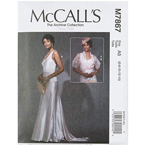 McCall's Patterns M7867 The Archive Collection Misses' Dress and Jacket A5 (Sizes 6-14) Multi