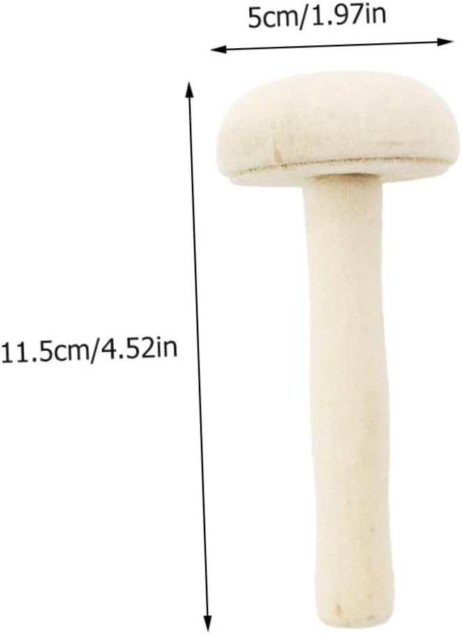 STOBOK 5pcs Wood Rubbing Mushrooms Stamp Making Tool Printmaking Tool Paper Printing Ink Rubbing DIY Mushroom Printing Starter Kit Printmaking Paper Printing Ink Rubbing Pad Planner Stamp