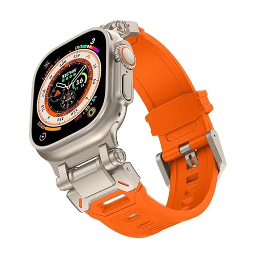 Bracelet Apple Watch Ultra 2 en caoutchouc 49mm 45mm 44mm souple pour iWatch série 9 8 7 SE