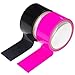 Non Stick Duct Tape - no Glue no Sticky - Easy to use - 2 Pack (Black Fushia Pink)