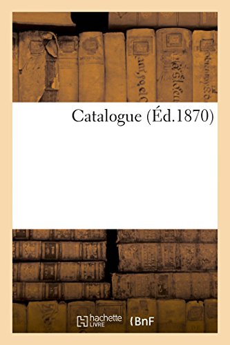 Catalogue (French Edition)