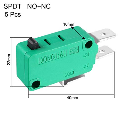 Micro-interrupteurs 16A SPDT à actionneur bouton pour couper le courant - 2
