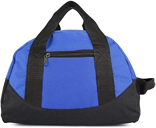 ImpecGear 12" Duffel Duffle Travel Sports Gym Bags Mini Carry-on Luggage Small Supply Bag (Royal)2