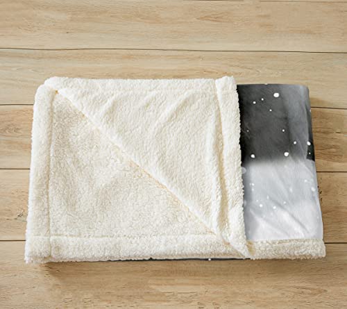 Loussiesd Penguin Sherpa Blanket Cute Penguin Plush Blanket Funny Animal Fleece Throw Blanket for Bed Sofa Kids Cute Polar Animal Pattern Warm Fuzzy Blanket Ultra Soft Double 60x79 Inch - Image 3